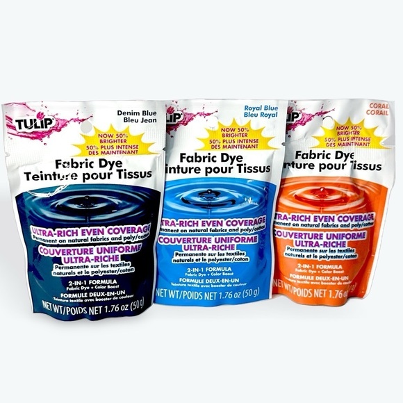 Tie dye powder 1.76oz 6 pack NEW - Picture 2 of 3